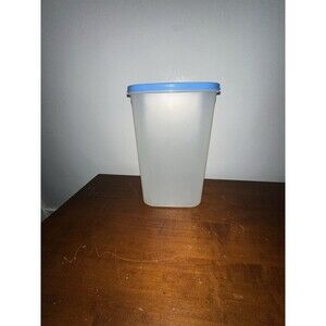 Tupperware Tall Modular Mate Oval Container#5 1615-4 Base 1616-13 Lid 12 1/4 Cup